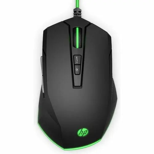 Mouse HP Pavilion 200 Black Green Gaming With cable GamersLiveForGaming GamersLiveForGaming