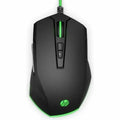 Mouse HP Pavilion 200 Black Green Gaming With cable GamersLiveForGaming GamersLiveForGaming