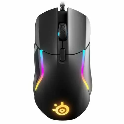 Mouse SteelSeries Rival 5 Black Gaming LED Lights With cable GamersLiveForGaming GamersLiveForGaming