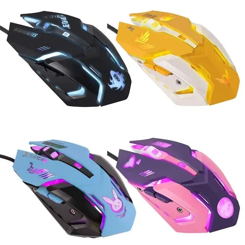 USB Wired 6 Buttons Ergonomic 2400dpi Optical Gaming Mouse GamersLiveForGaming GamersLiveForGaming