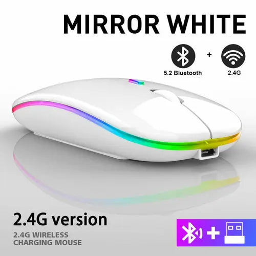 RGB Wireless Bluetooth Mouse GamersLiveForGaming GamersLiveForGaming