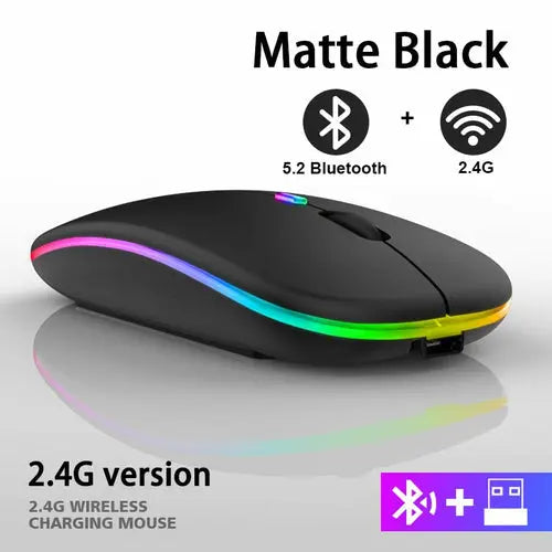 RGB Wireless Bluetooth Mouse GamersLiveForGaming GamersLiveForGaming