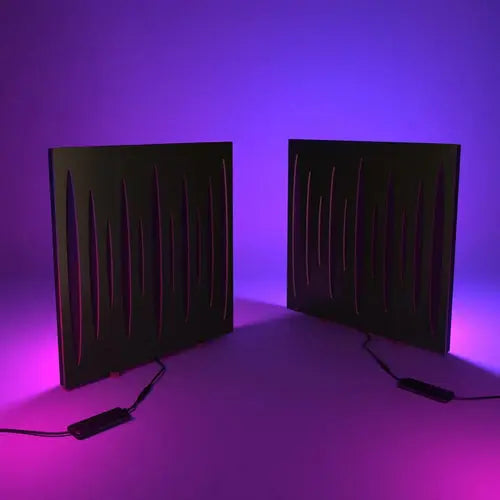 2-Pack PULSAR RGB LED Panels for Desk, Studio & Gaming GamersLiveForGaming GamersLiveForGaming