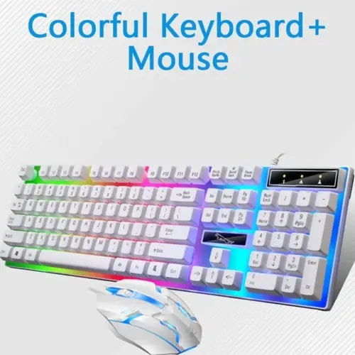 Ninja Dragons White Knight Gaming Keyboard and Mouse Set GamersLiveForGaming GamersLiveForGaming