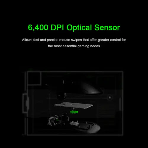 Ergonomic Design 6400DPI Wired Gaming Mouse GamersLiveForGaming GamersLiveForGaming