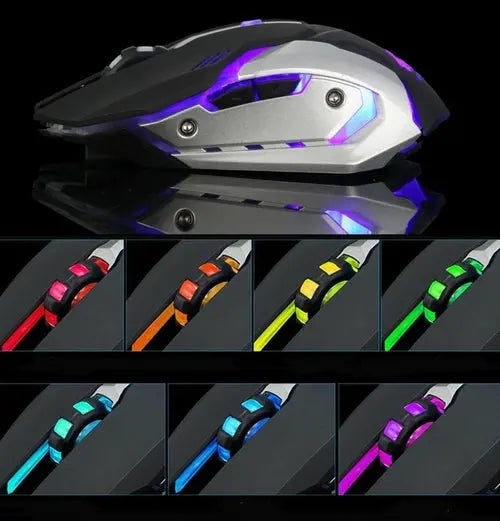 Ninja Dragon Stealth 7 Wireless Silent LED Gaming Mouse GamersLiveForGaming GamersLiveForGaming