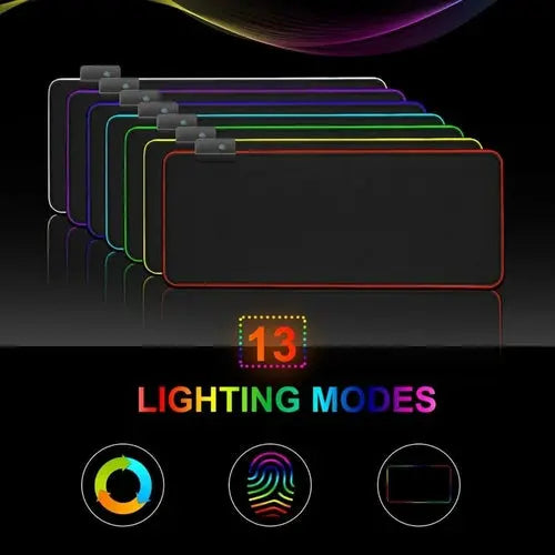 Ninja Dragons RGB Gaming 1 Touch Light Up Mouse Pad - Large Size GamersLiveForGaming GamersLiveForGaming