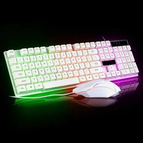 Ninja Dragons White Knight Gaming Keyboard and Mouse Set GamersLiveForGaming GamersLiveForGaming