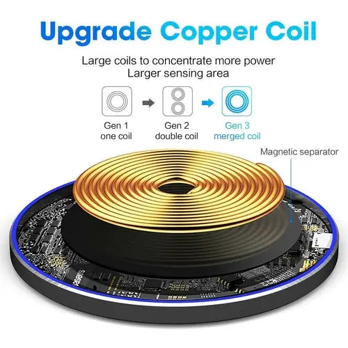 Dragon W9 30W Wireless Charging Pad GamersLiveForGaming GamersLiveForGaming