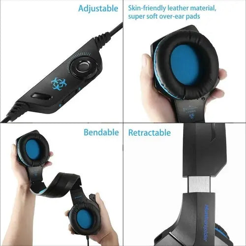 Dragon Stereo LED Gaming Headset with Microphone GamersLiveForGaming GamersLiveForGaming